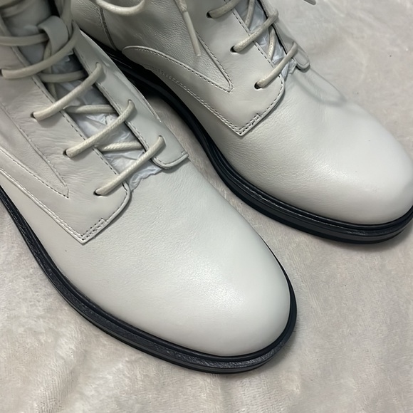 NIB: RAG & BONE Women’s Slayton Leather Lace Up Boot, Antique White Sz 7 (37 EU) - Picture 14 of 15